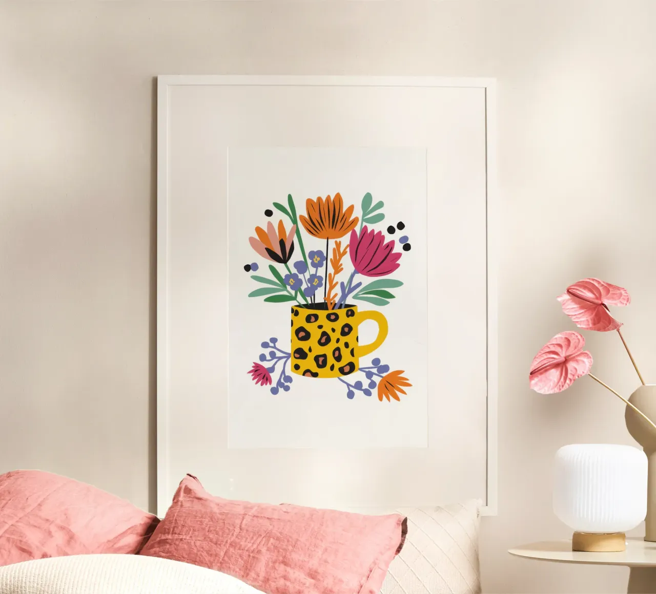 Bouquet leopardato poster da Snow Mist