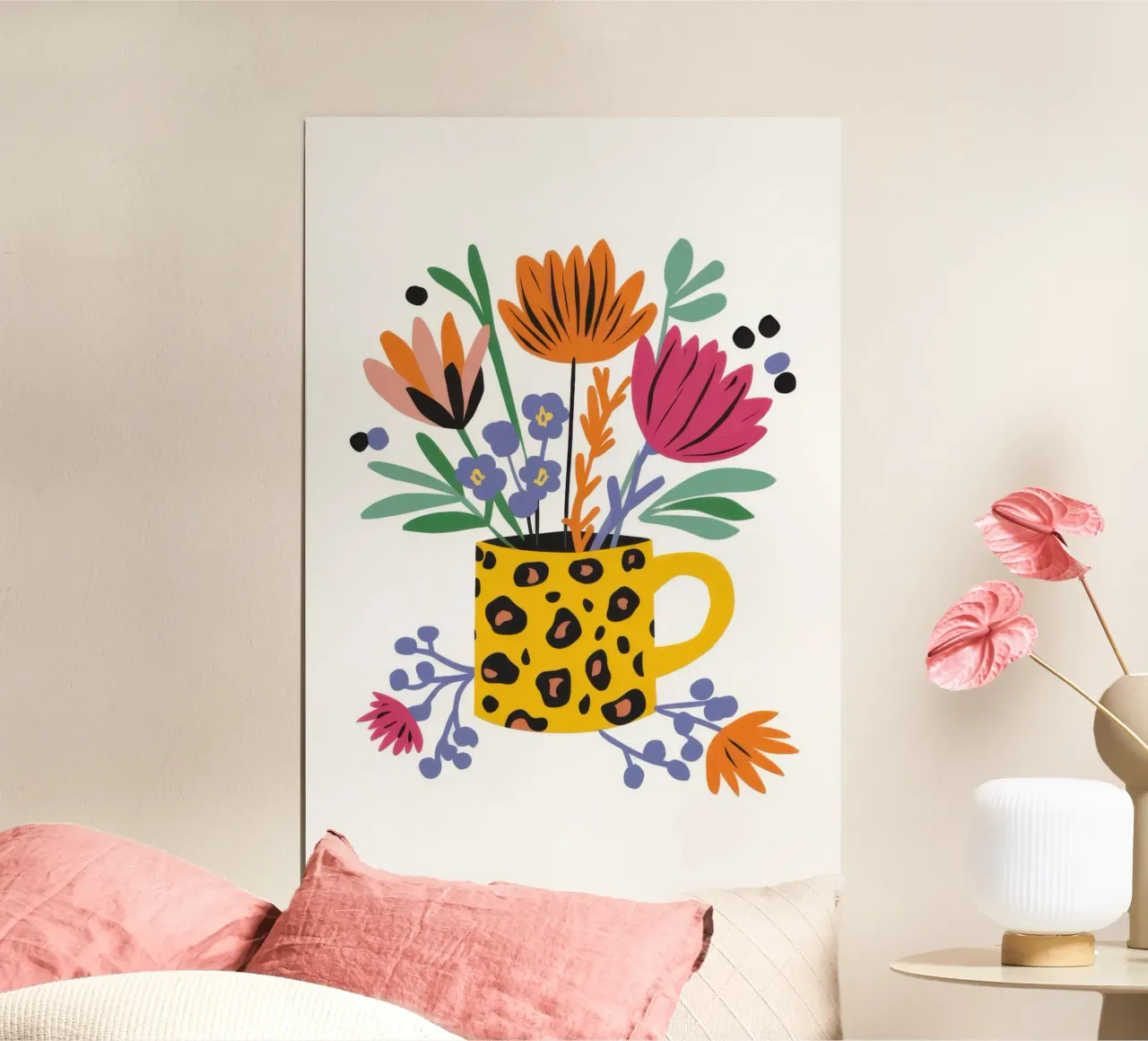 Bouquet leopardato poster da Snow Mist