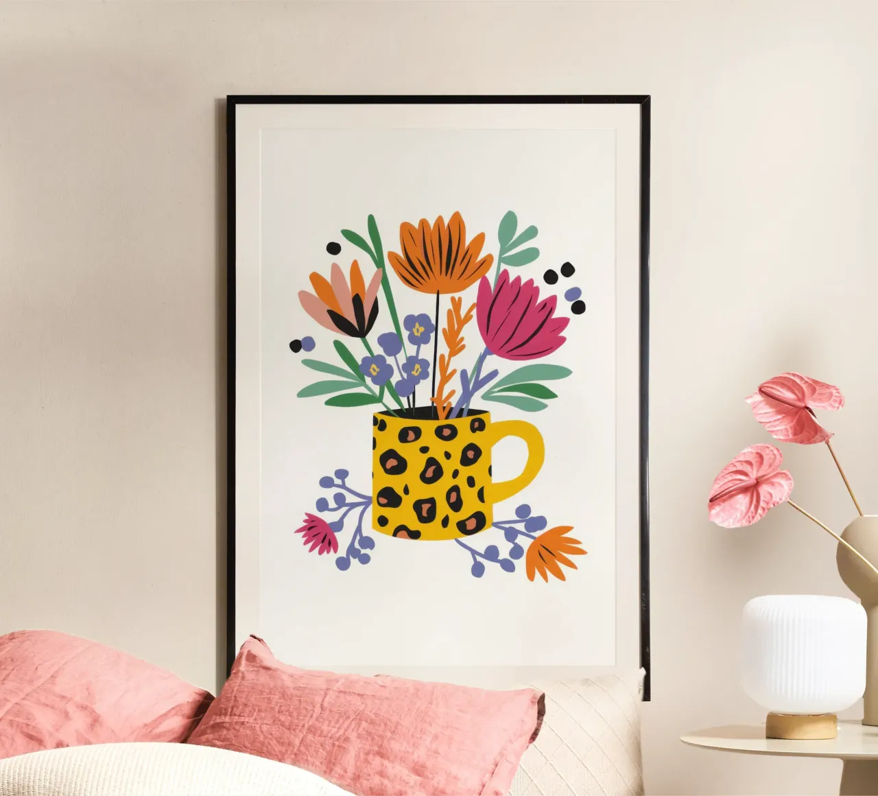 Bouquet leopardato poster da Snow Mist
