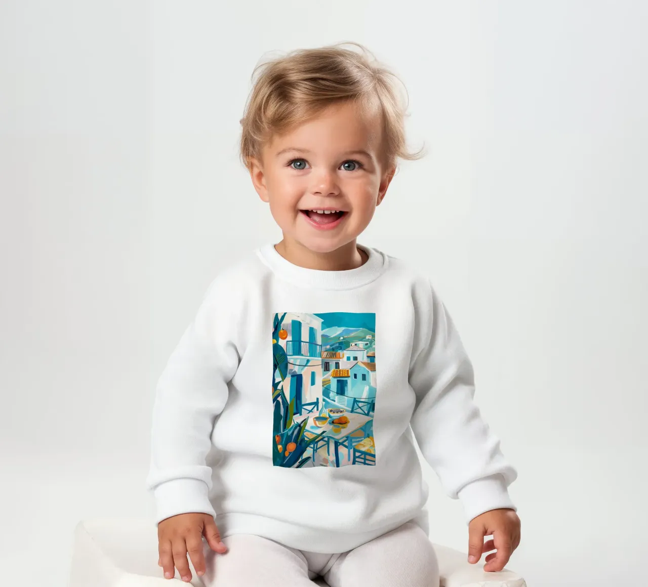 Valencian Ladscape baby sweatshirt by LeDieg