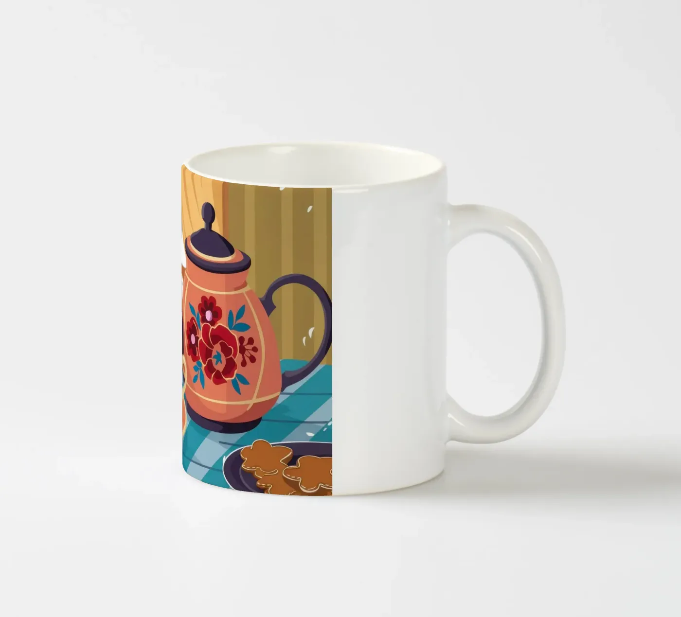 Winter Window Tea ceramic mug by Snow Mist