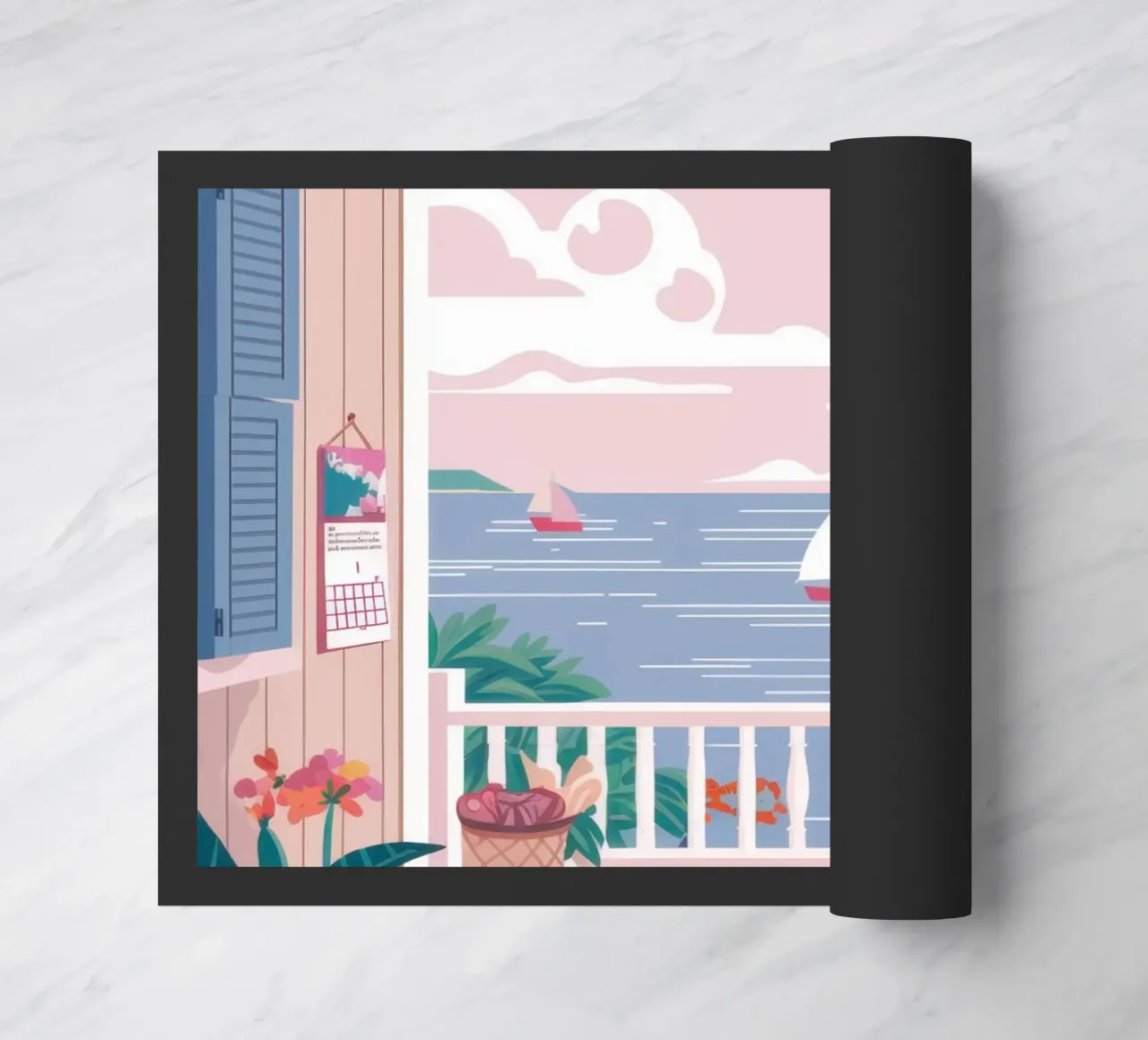 Balcone sul mare zerbino da Lyra Glaze