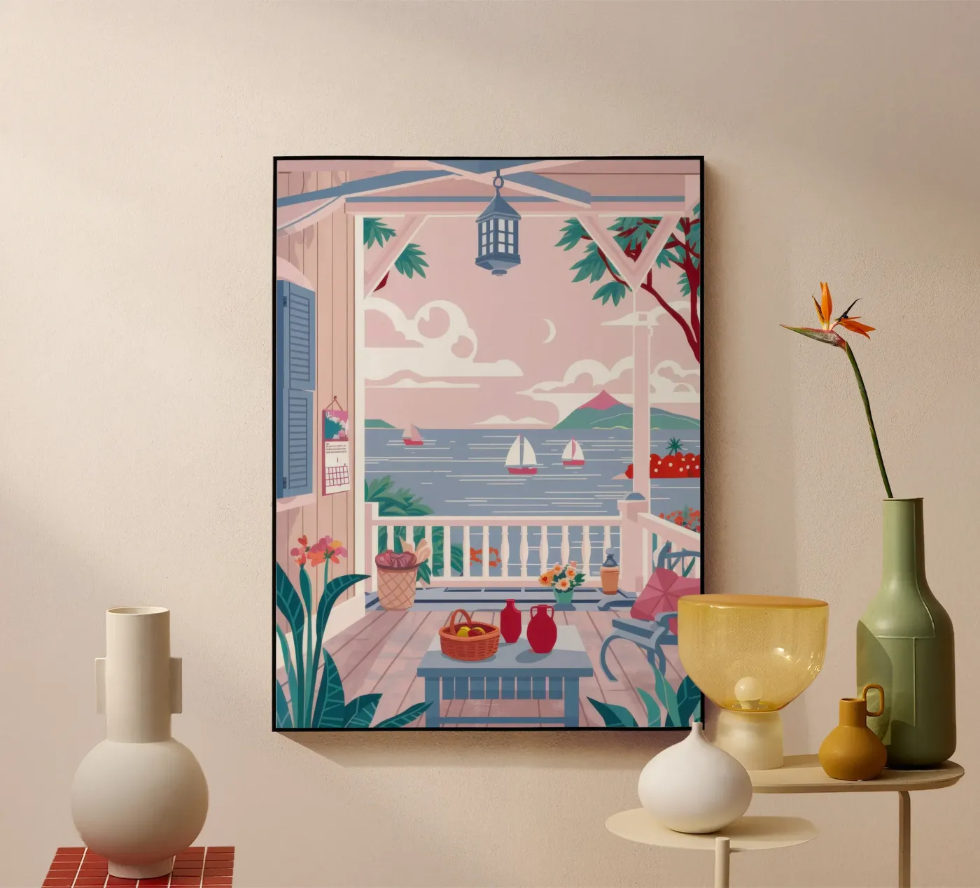 Balcone sul mare plexiglass da Lyra Glaze