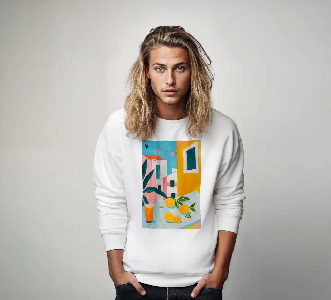 Brunch in Valencia sweatshirt by LeDieg