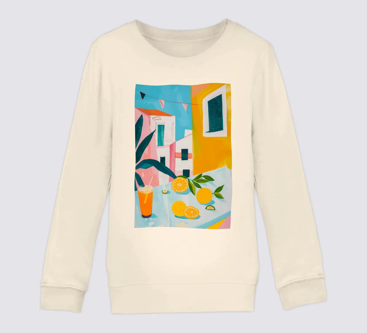 Brunch in Valencia kids sweatshirt by LeDieg