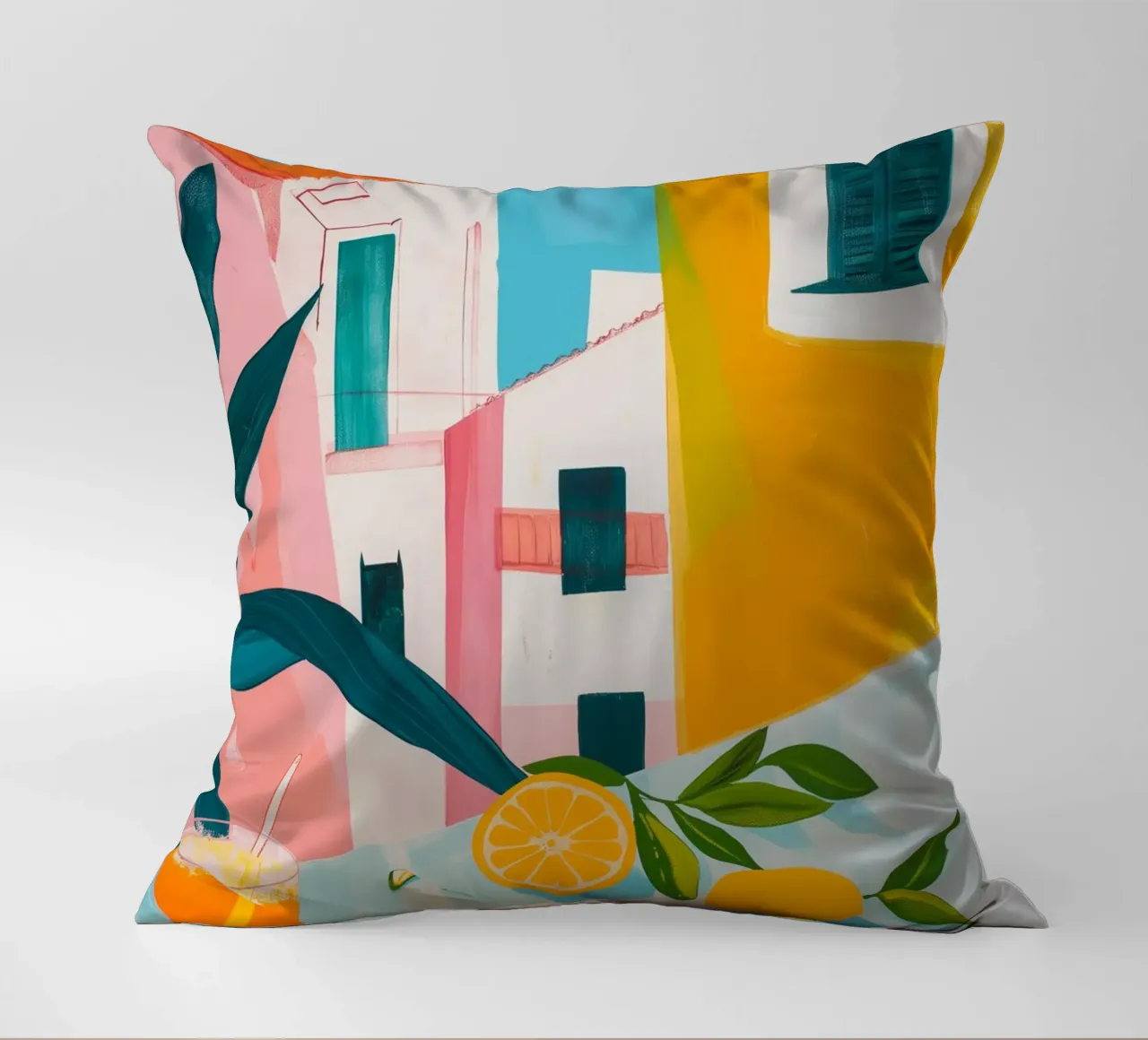 Brunch in Valencia decorative cushion by LeDieg