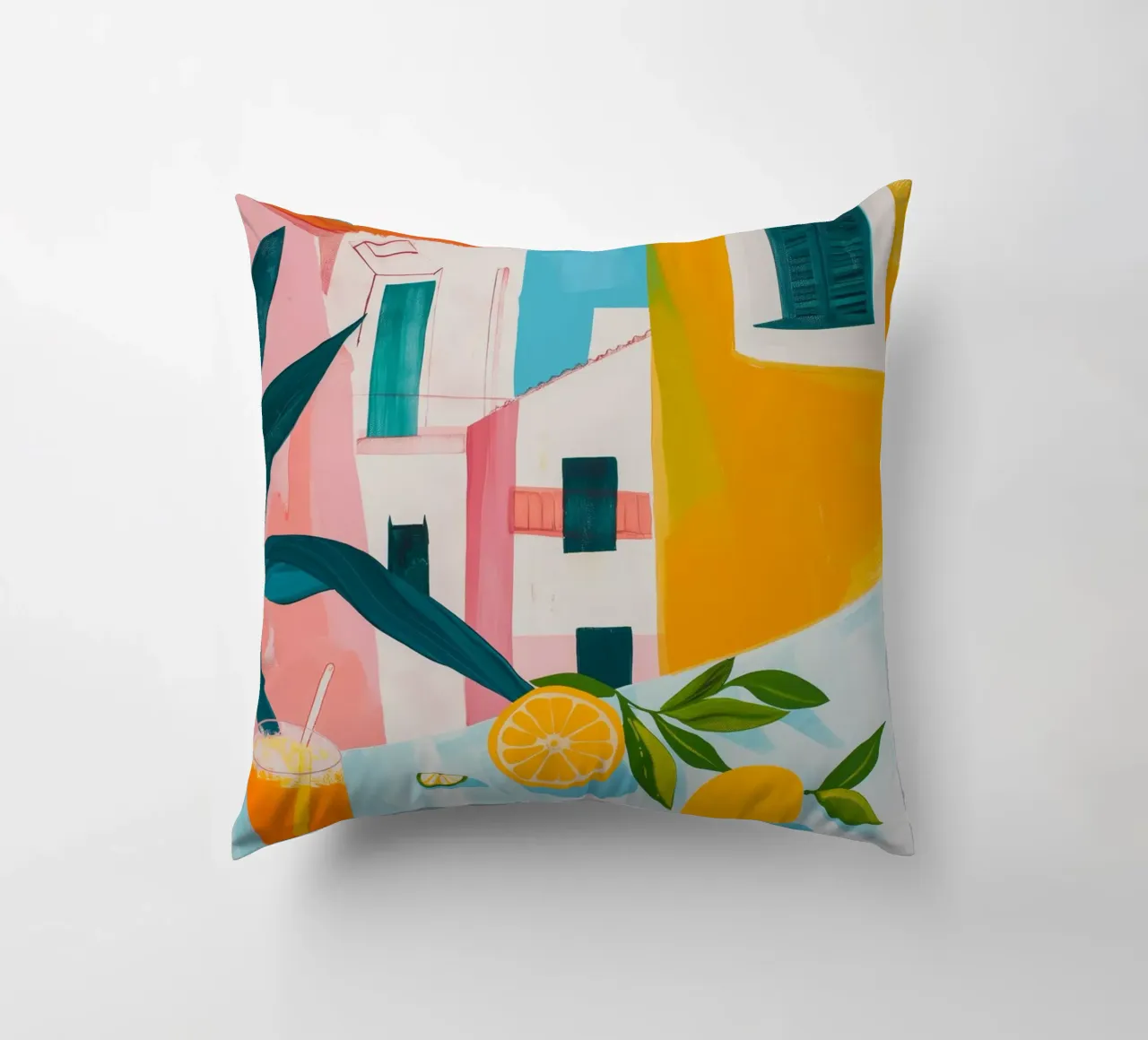 Brunch in Valencia decorative cushion by LeDieg