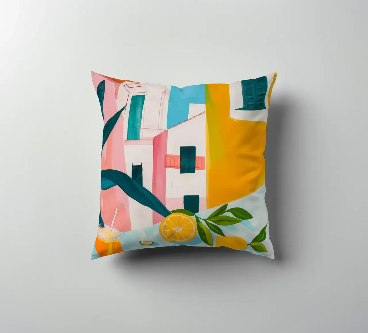Brunch in Valencia decorative cushion by LeDieg