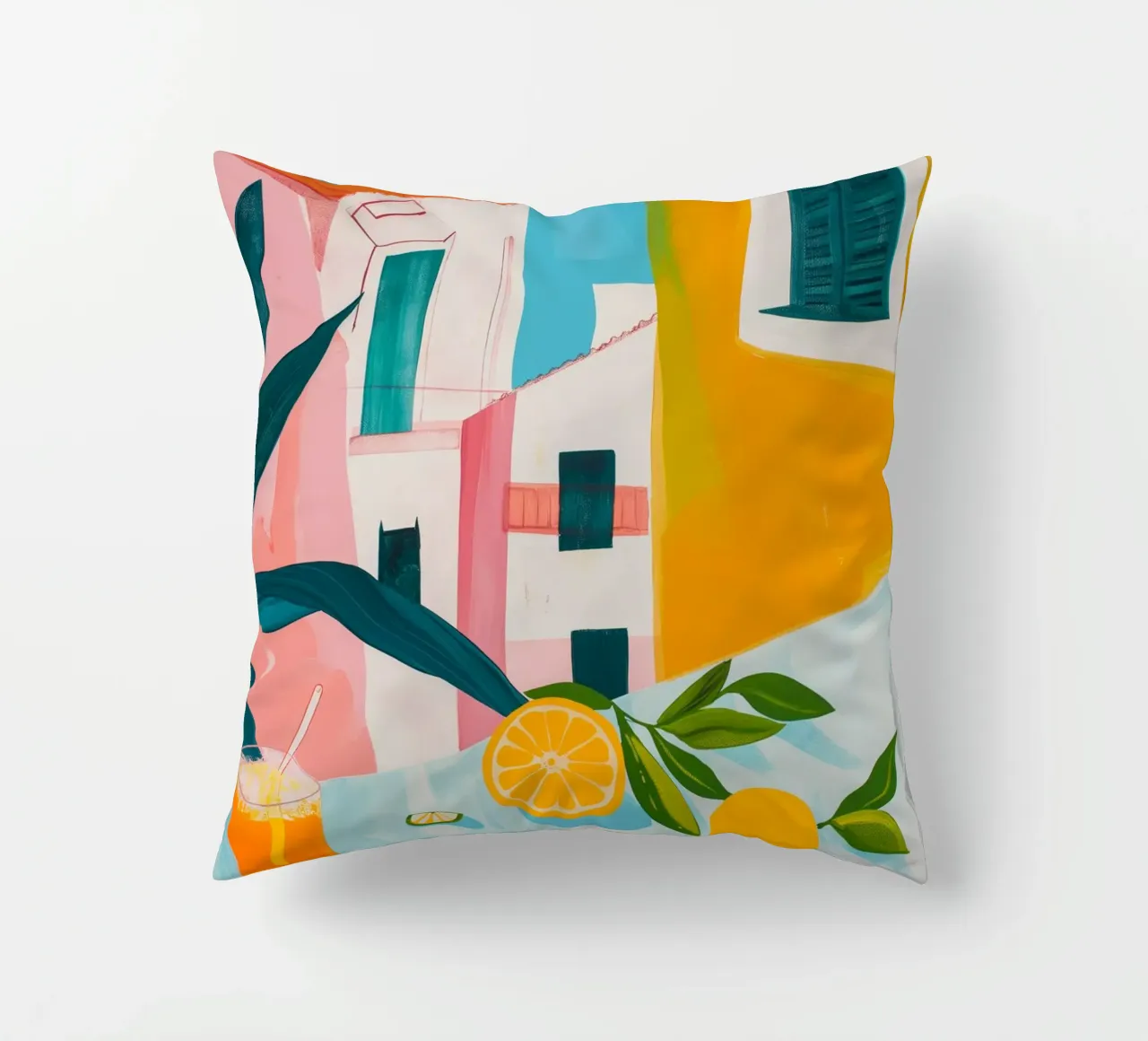 Brunch in Valencia decorative cushion by LeDieg