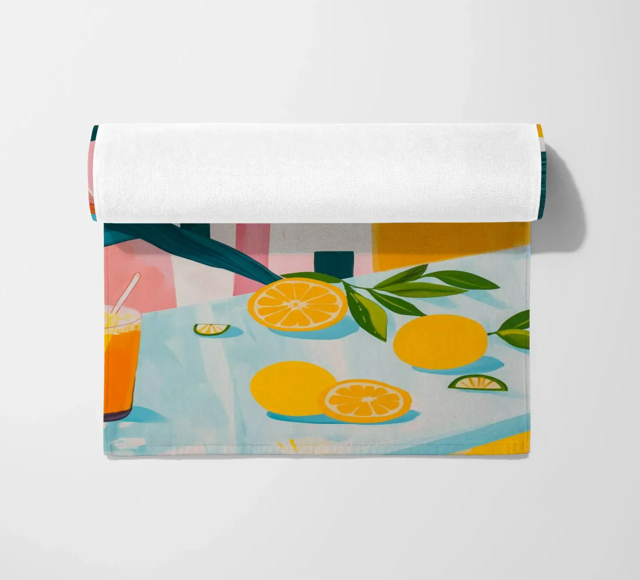 Brunch in Valencia beach towel by LeDieg