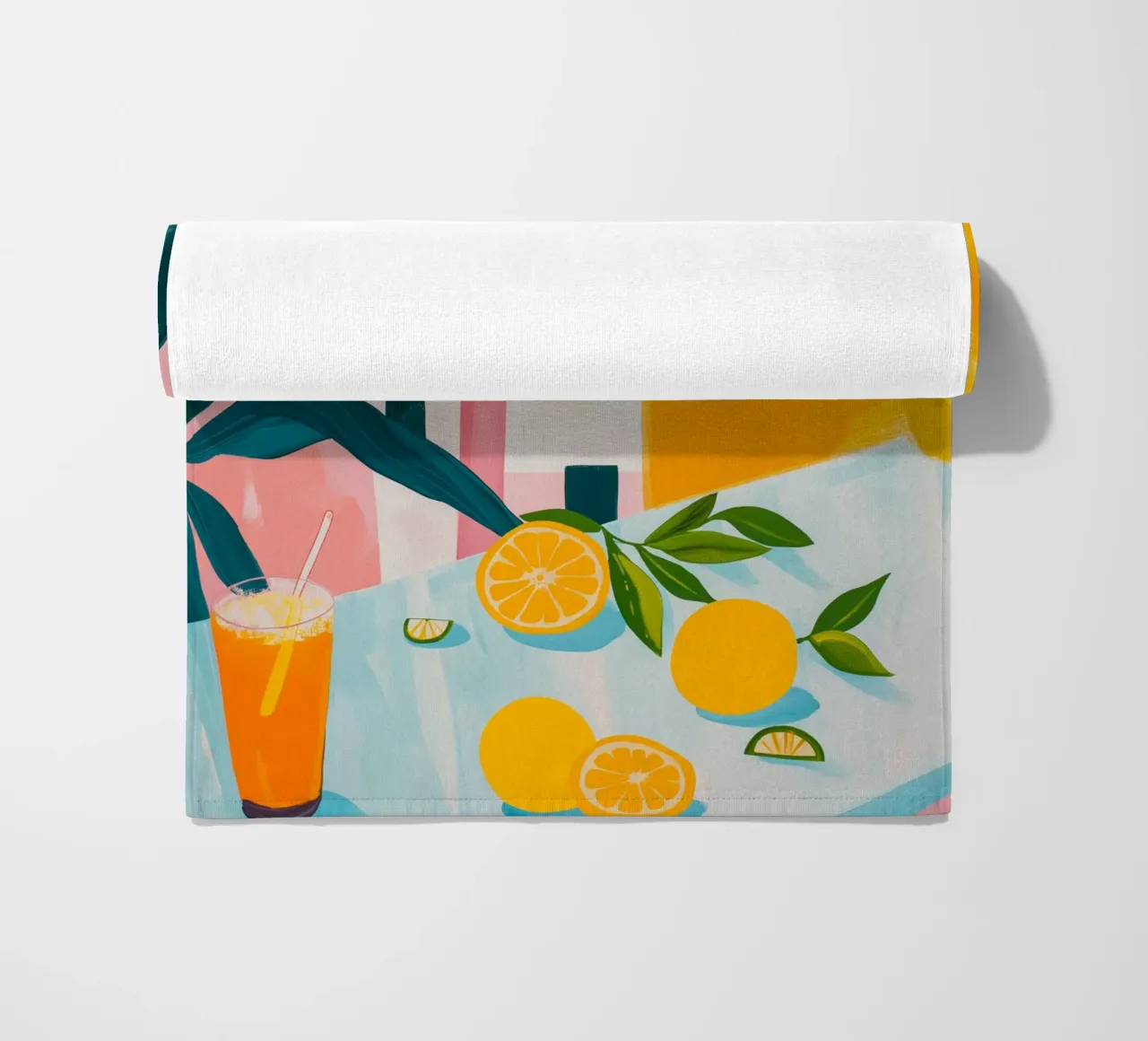 Brunch in Valencia beach towel by LeDieg
