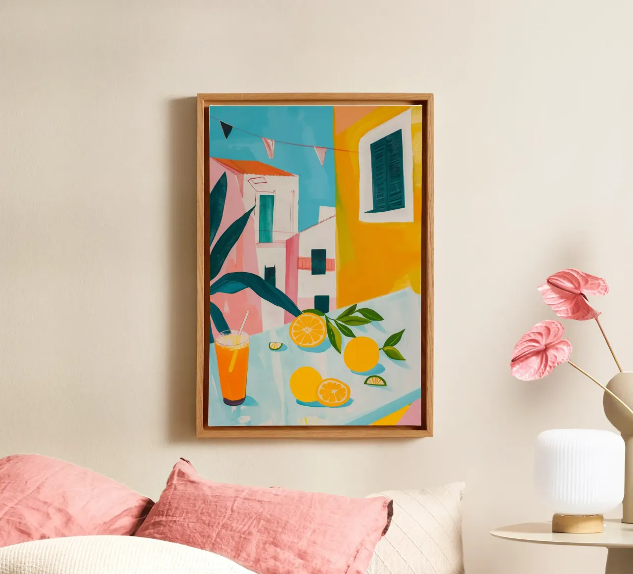 Brunch in Valencia canvas by LeDieg