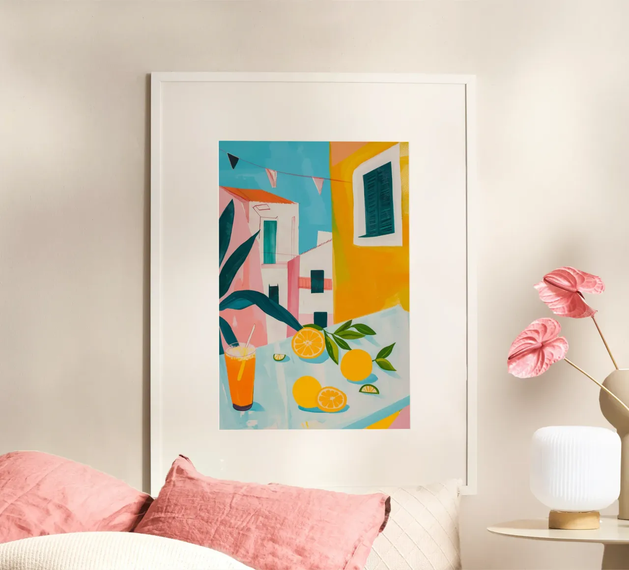 Brunch in Valencia poster by LeDieg