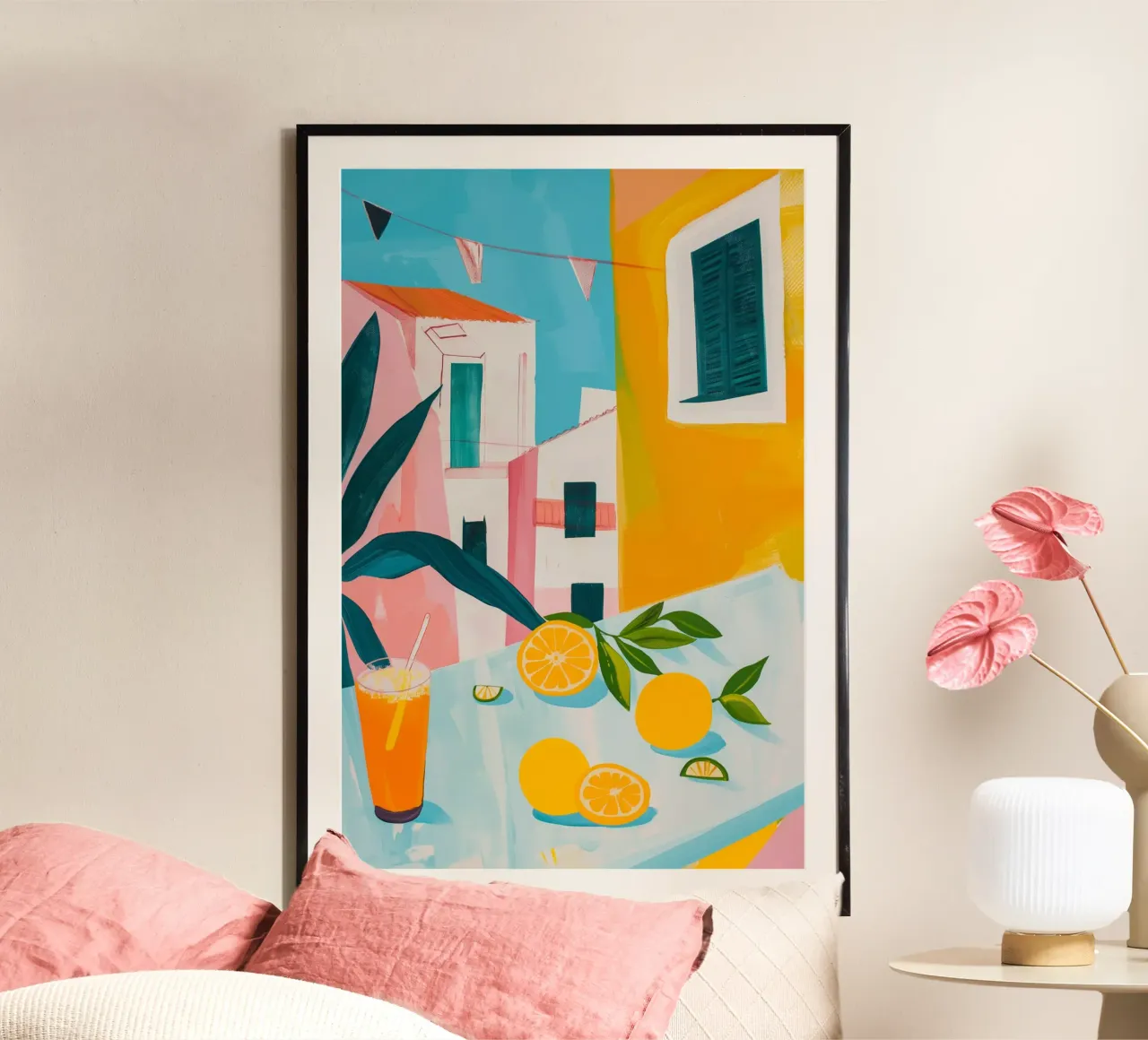 Brunch in Valencia poster by LeDieg