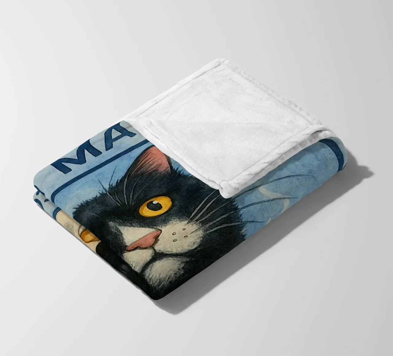 caffè mattutino e gatto in compagnia coperta in pile da hexis