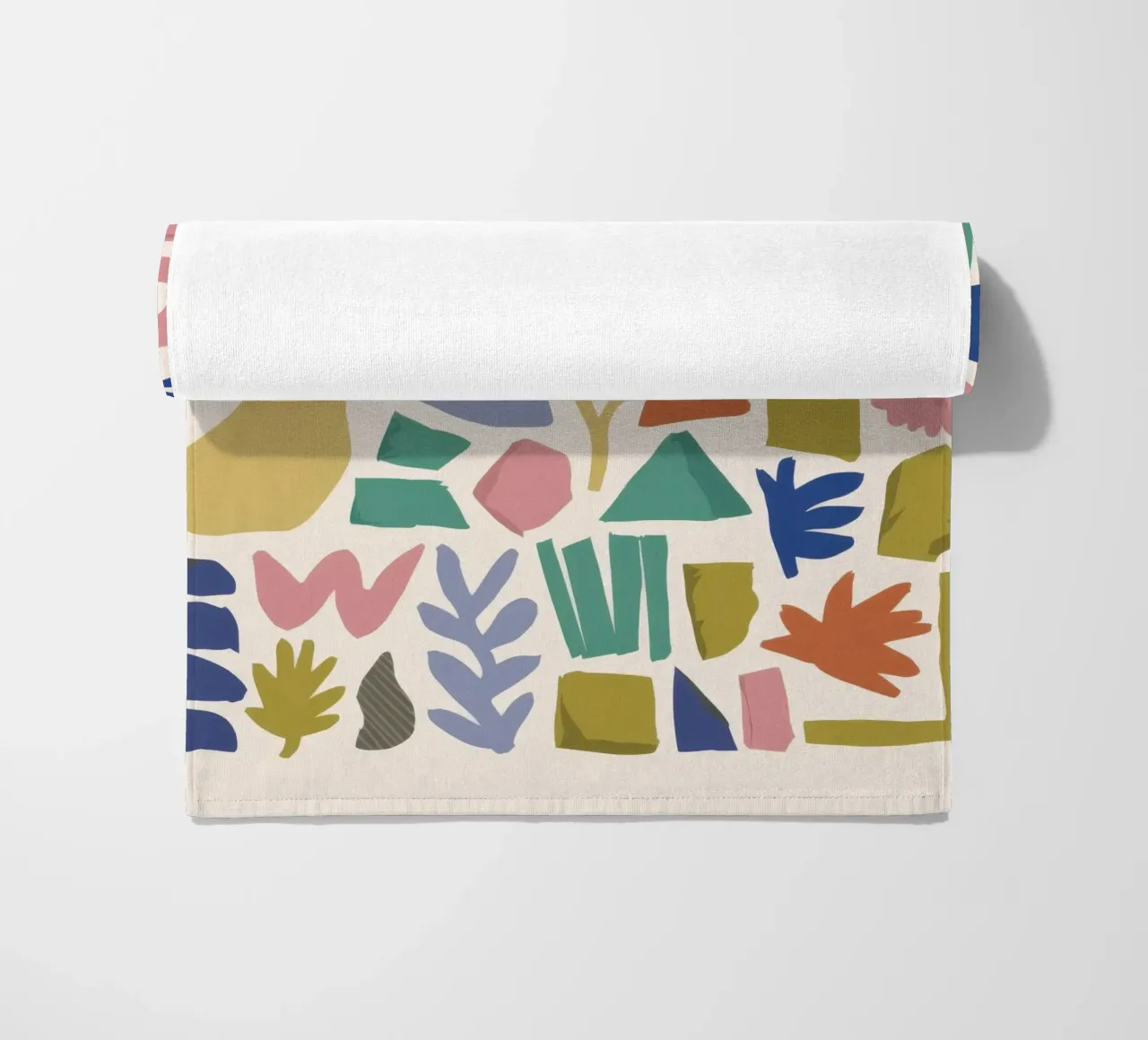 Terrazzo Shape Scatter telo mare da Snow Mist