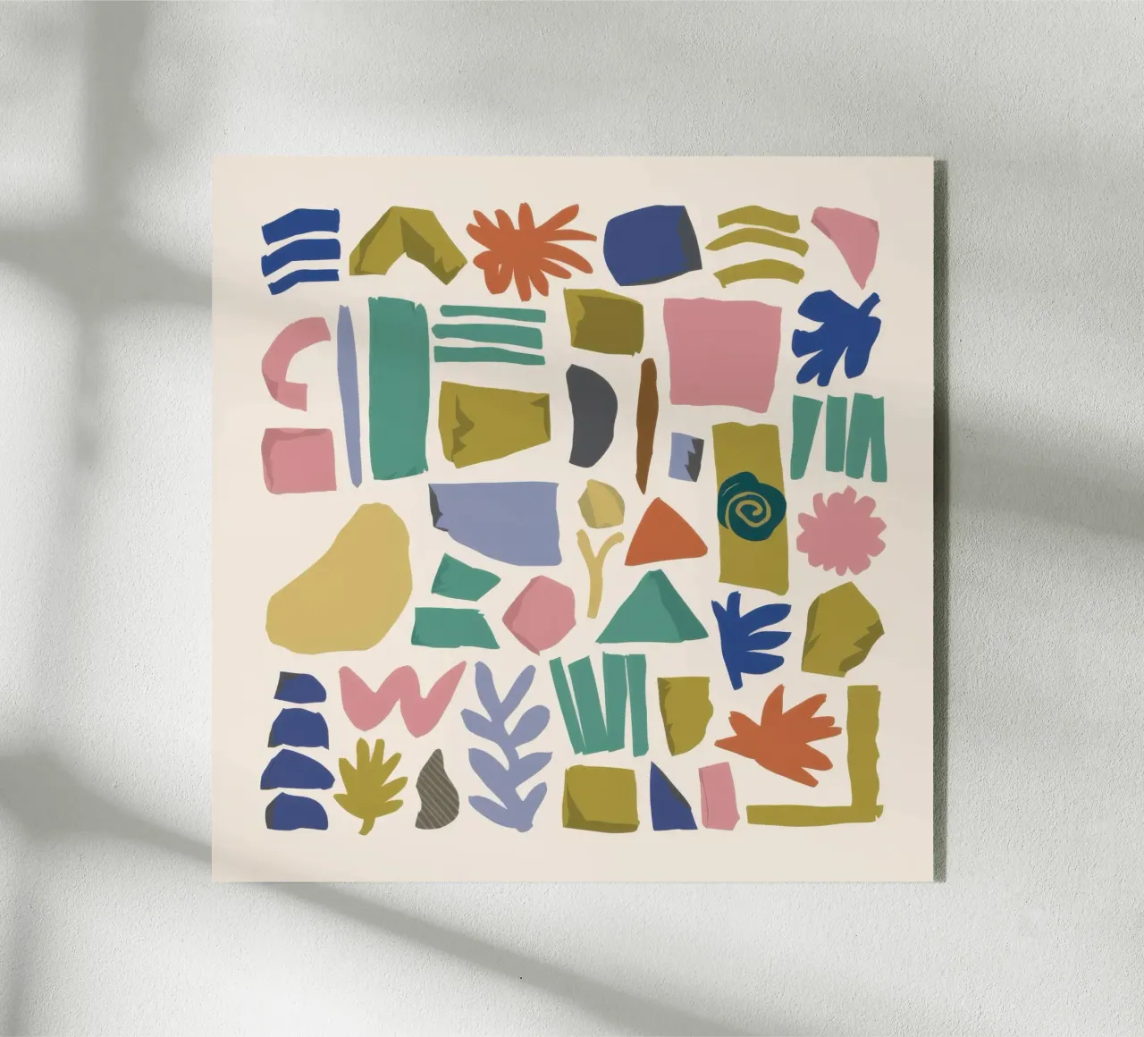 Terrazzo Shape Scatter plexiglass da Snow Mist