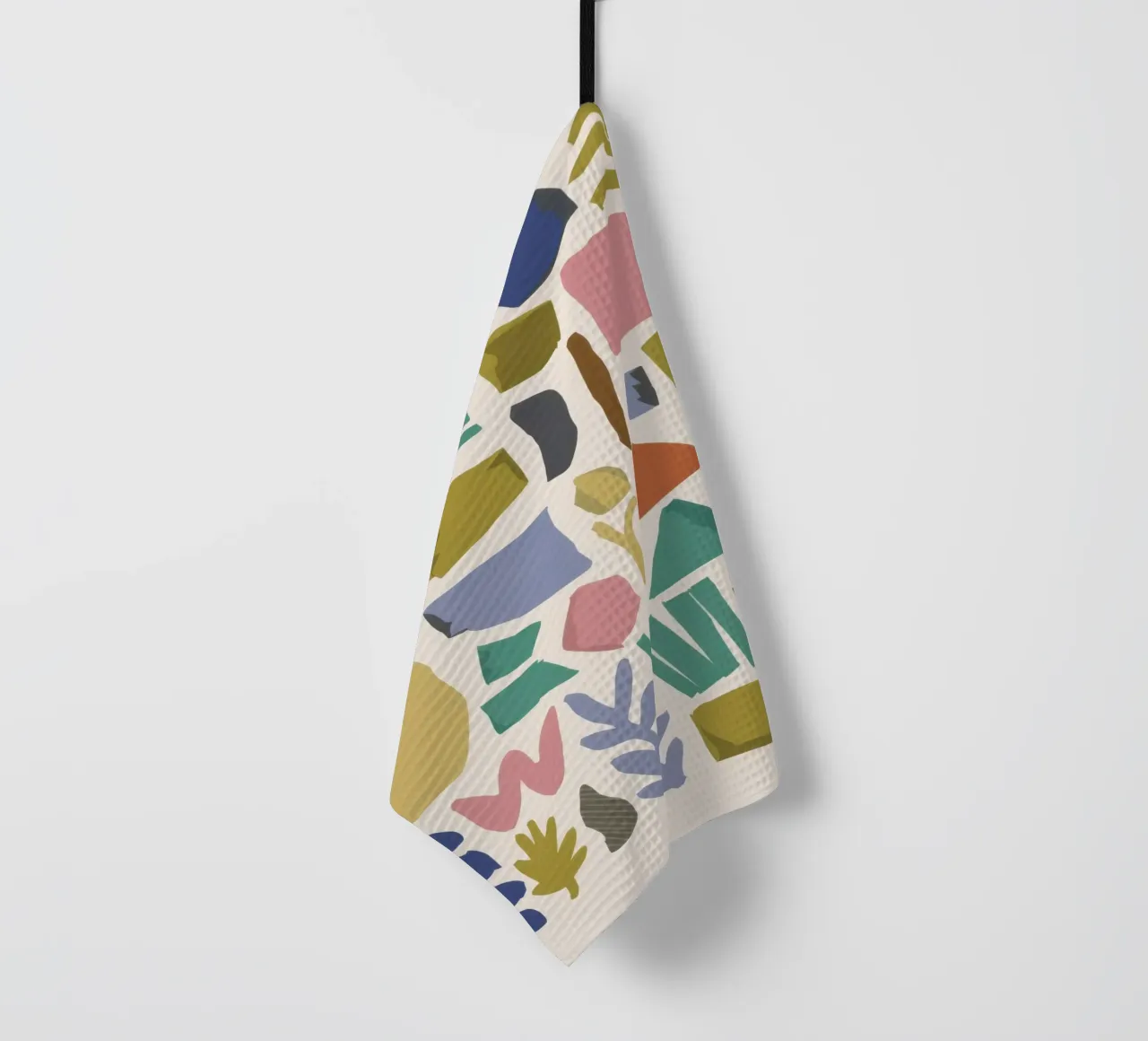 Terrazzo Shape Scatter canovaccio da cucina da Snow Mist