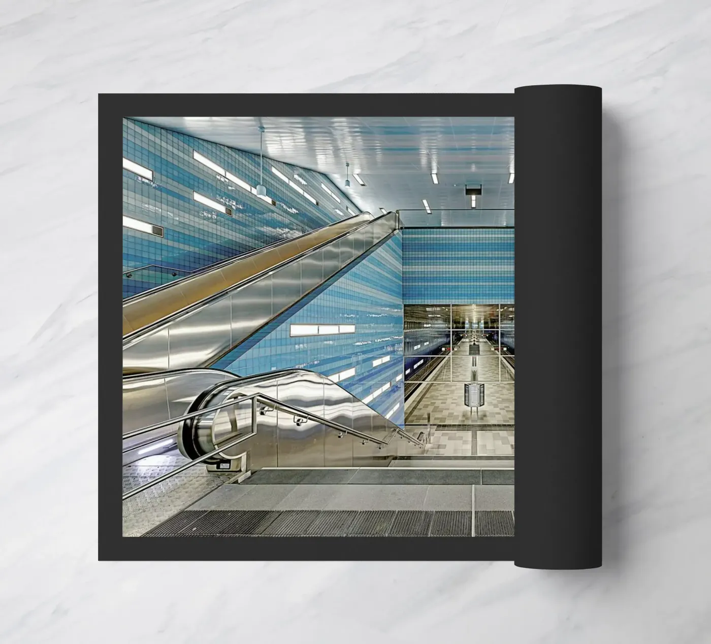 Ueberseequartier doormat by Michael Belhadi