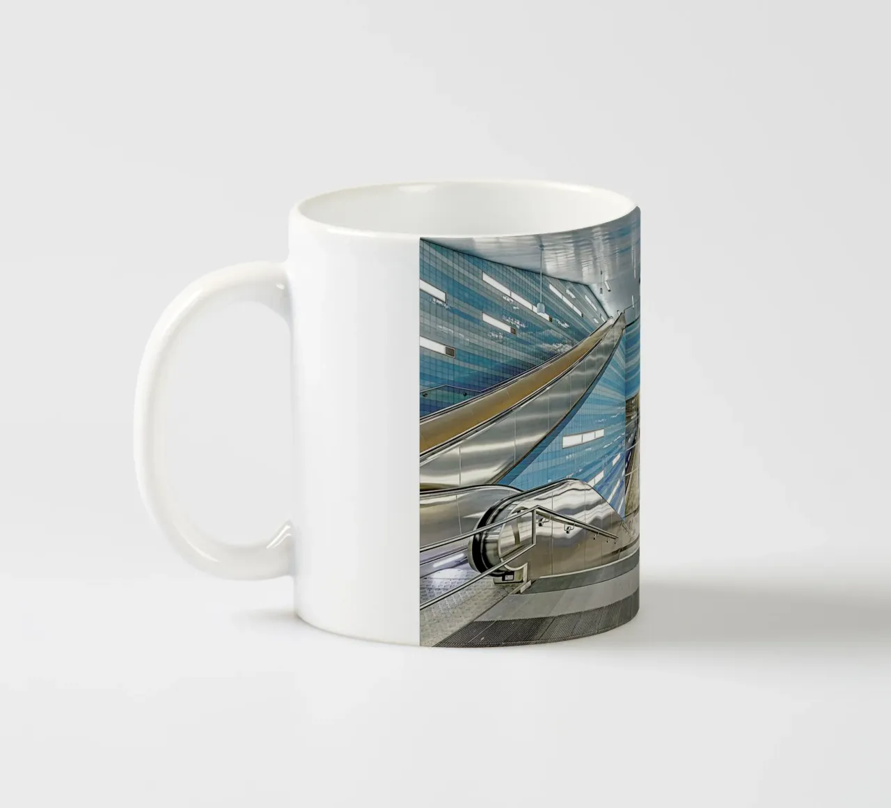 Ueberseequartier tazza in ceramica da Michael Belhadi