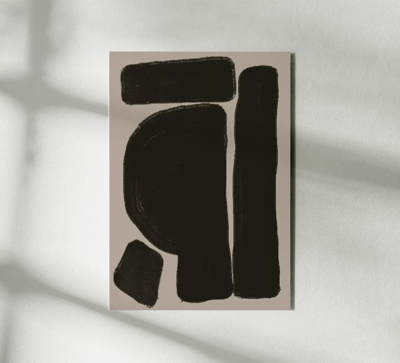 Composizione semplice Arte moderna alluminio dibond da The Miuus Studio