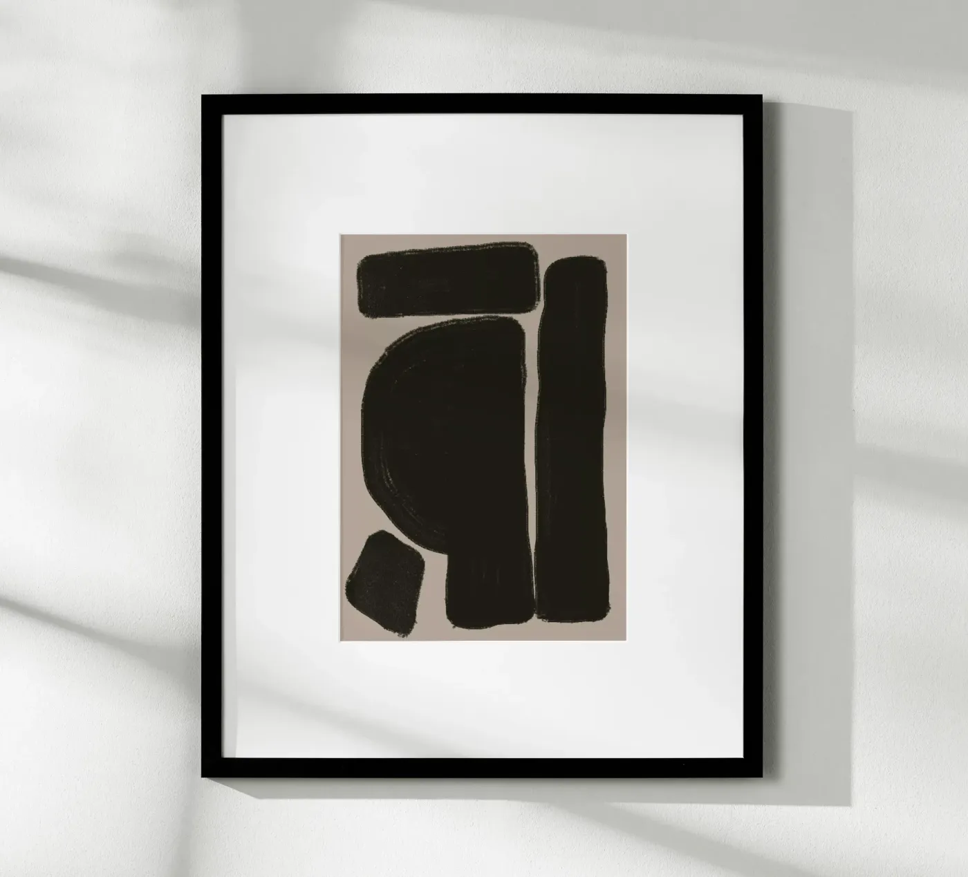 Simple Composition Modern Art poster by The Miuus Studio