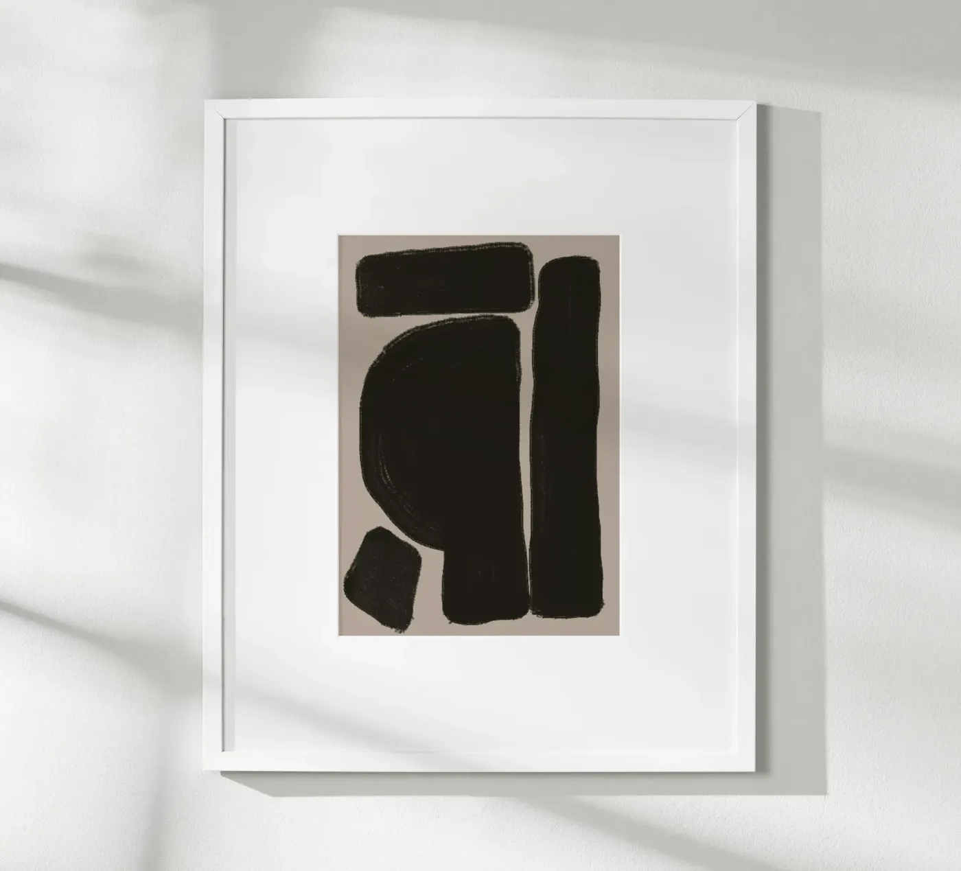 Simple Composition Modern Art poster by The Miuus Studio