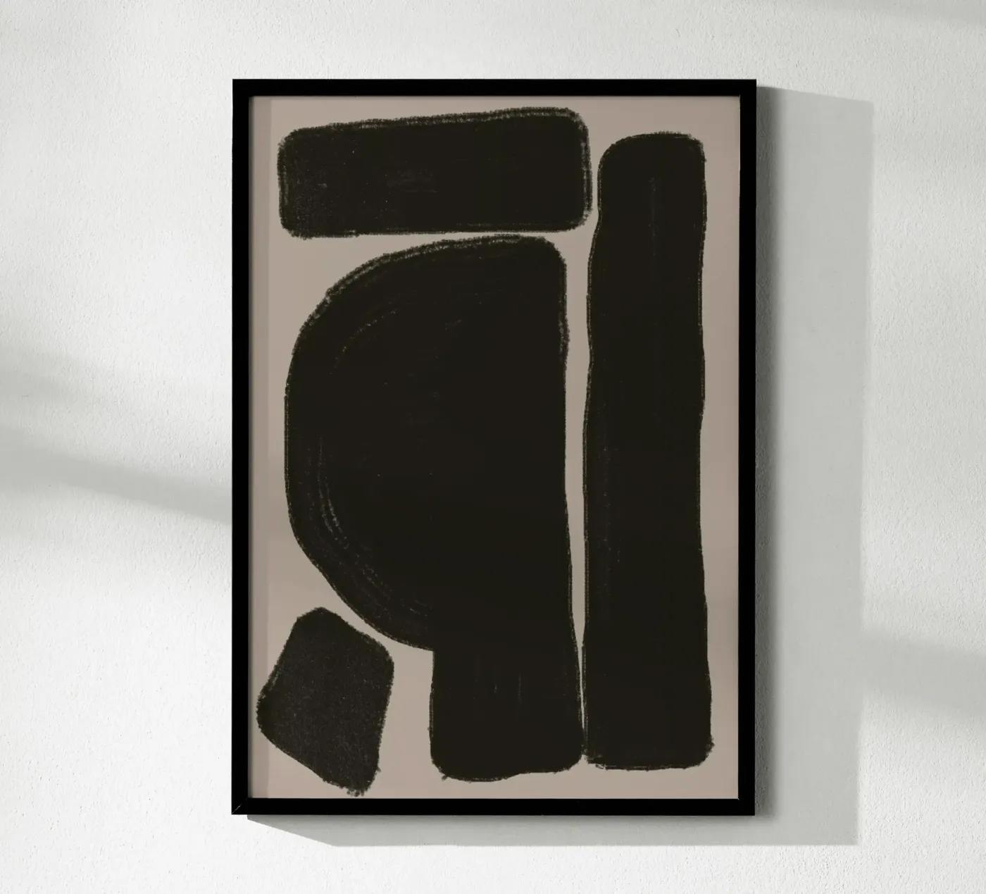 Simple Composition Modern Art poster by The Miuus Studio