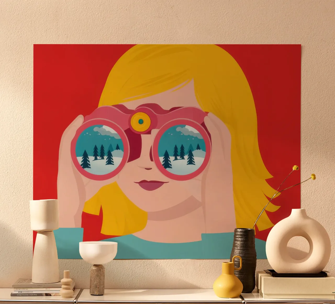 Sguardo al futuro cremisi poster da Bara Suara