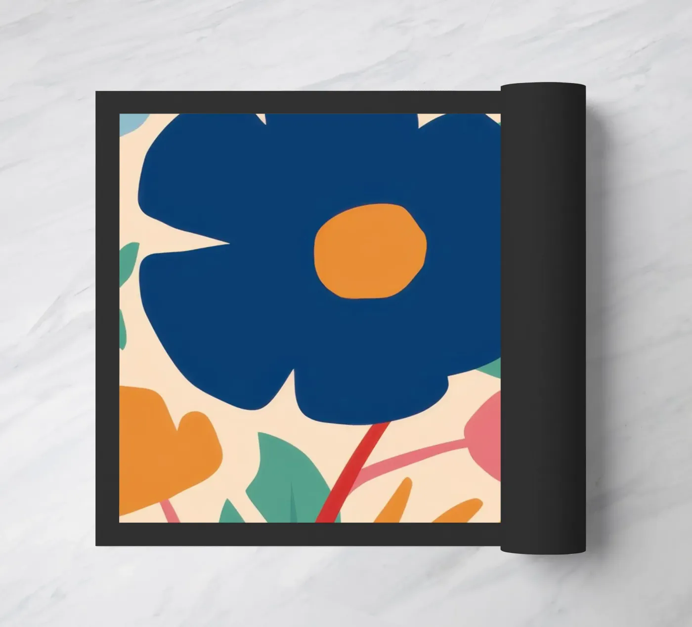 Simple Blue Flower zerbino da Lyra Glaze