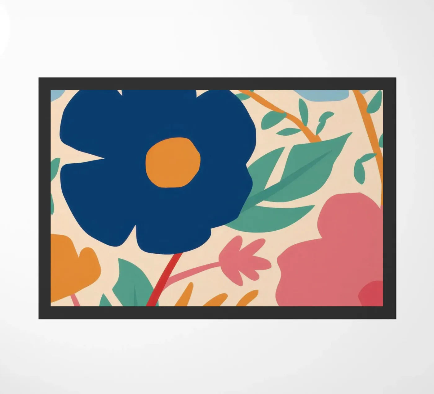 Simple Blue Flower zerbino da Lyra Glaze