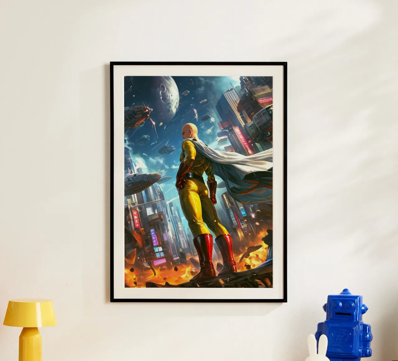 Saitama One Punch Man poster da Stellar Creative