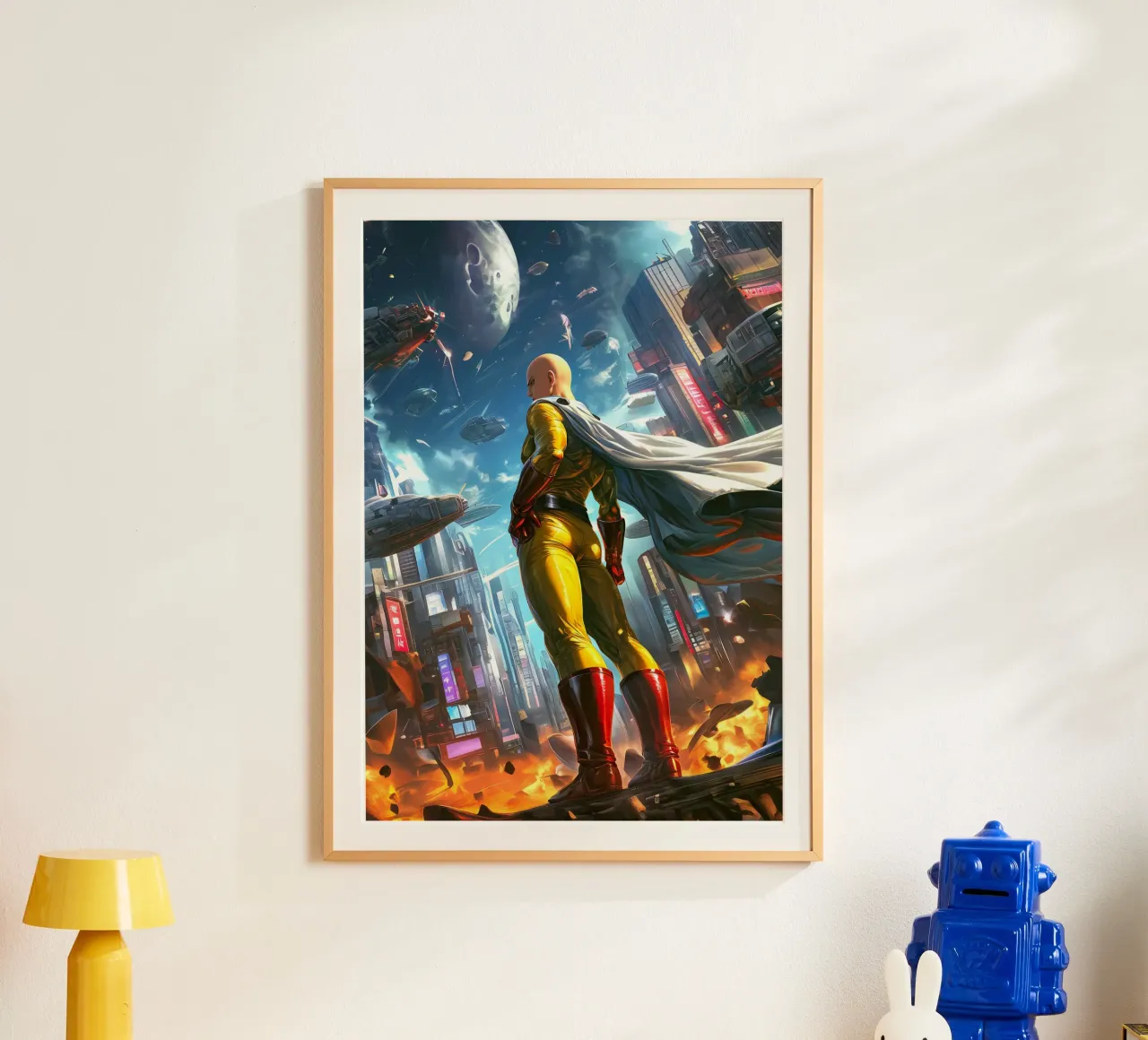 Saitama One Punch Man poster da Stellar Creative