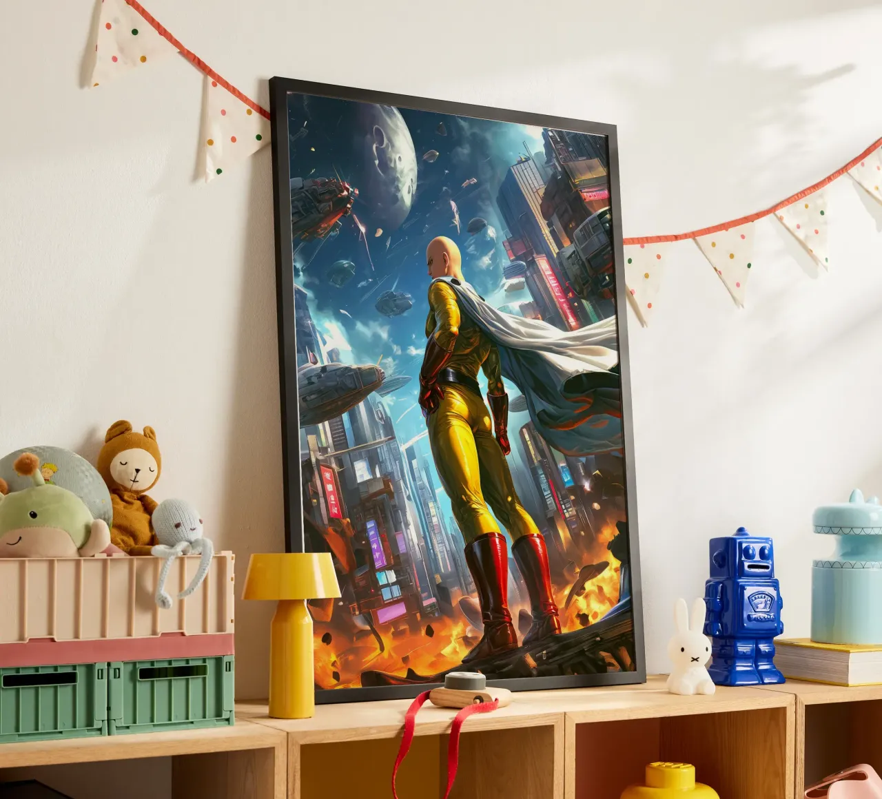Saitama One Punch Man poster da Stellar Creative