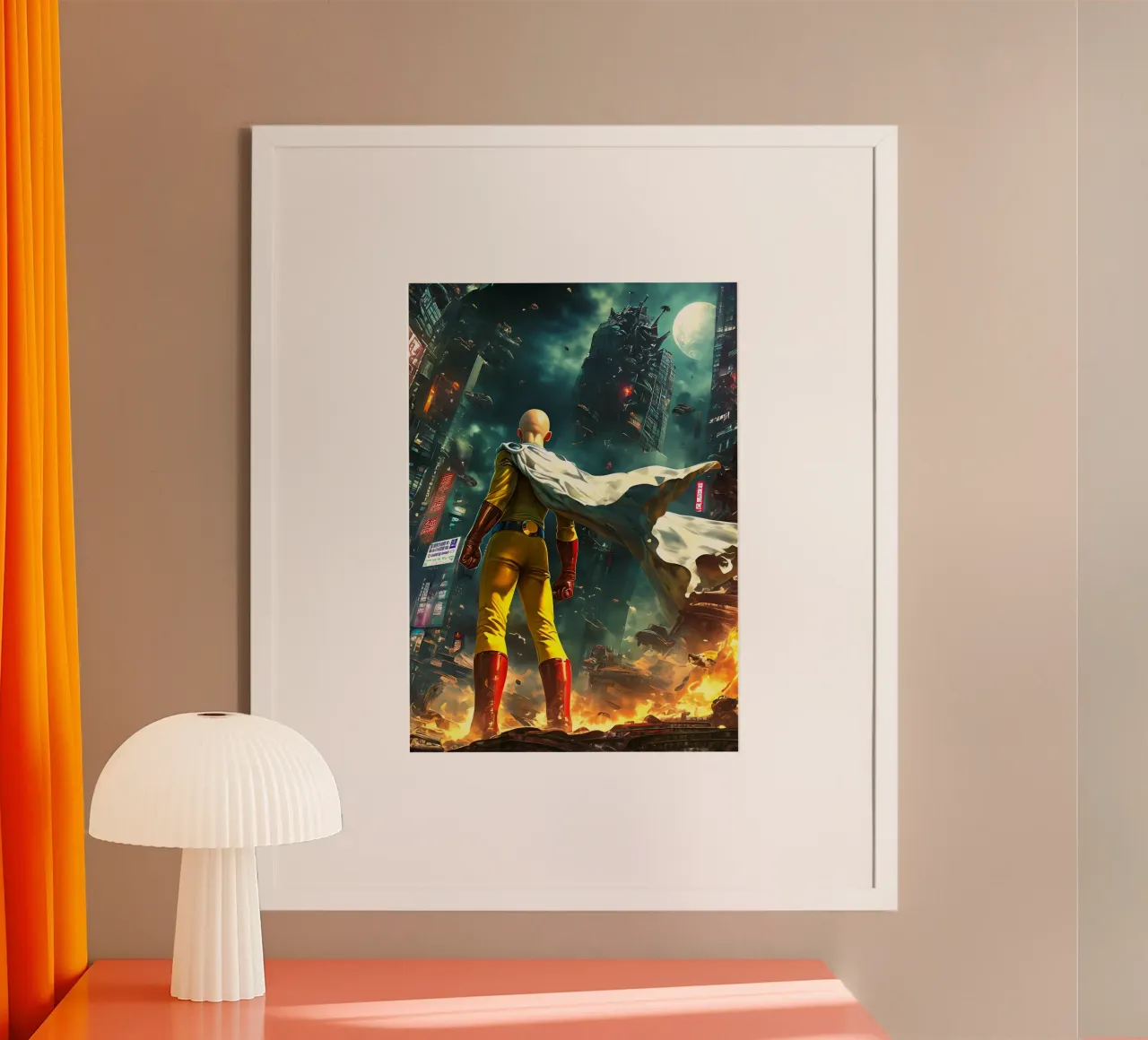 Saitama One Punch Man poster da Stellar Creative