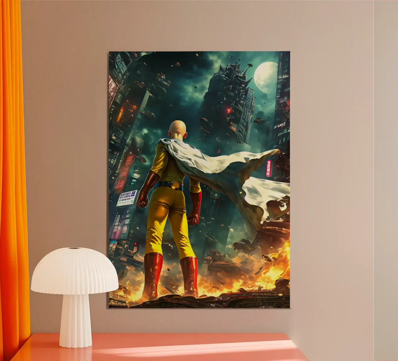Saitama One Punch Man poster da Stellar Creative