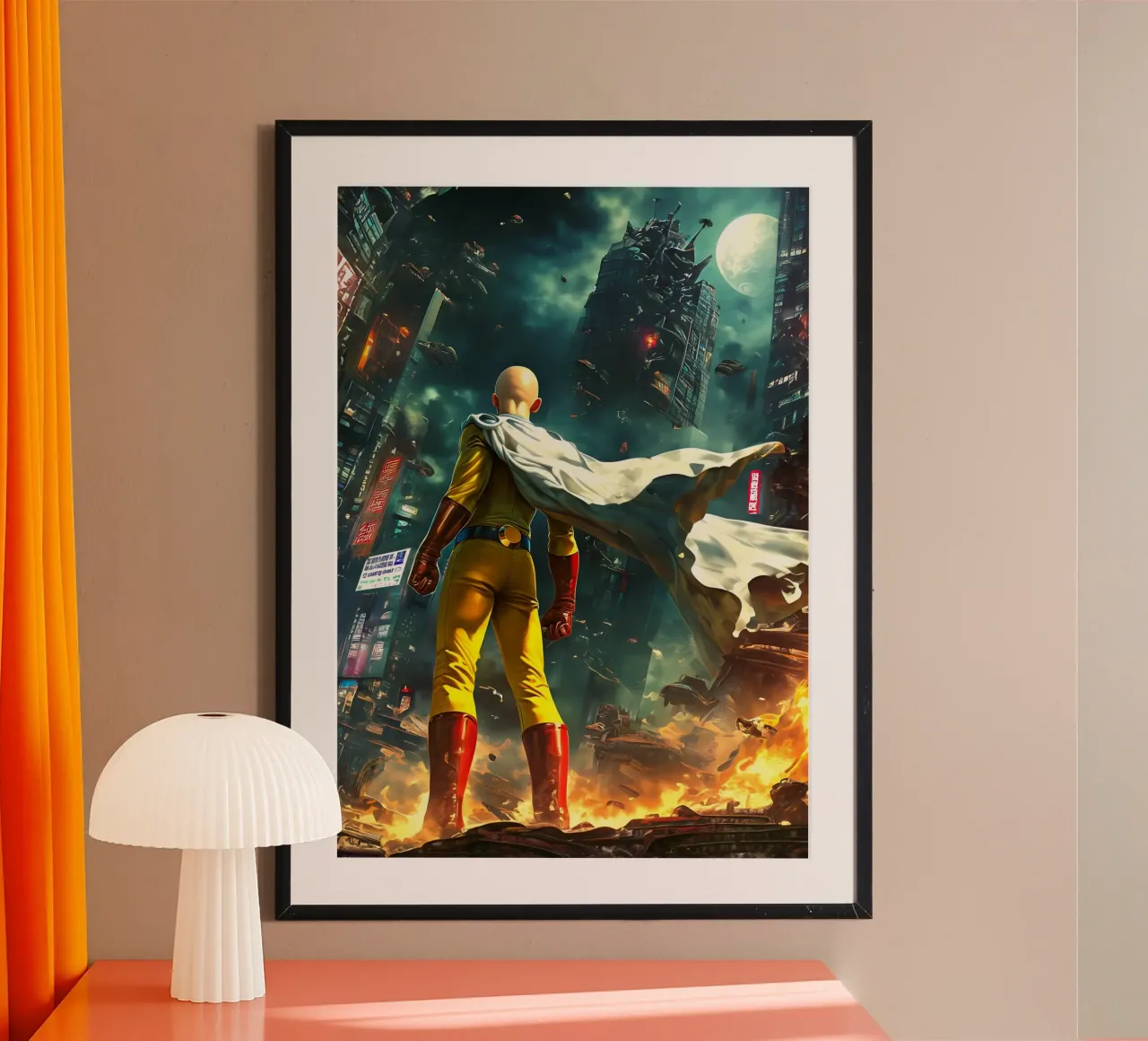 Saitama One Punch Man poster da Stellar Creative