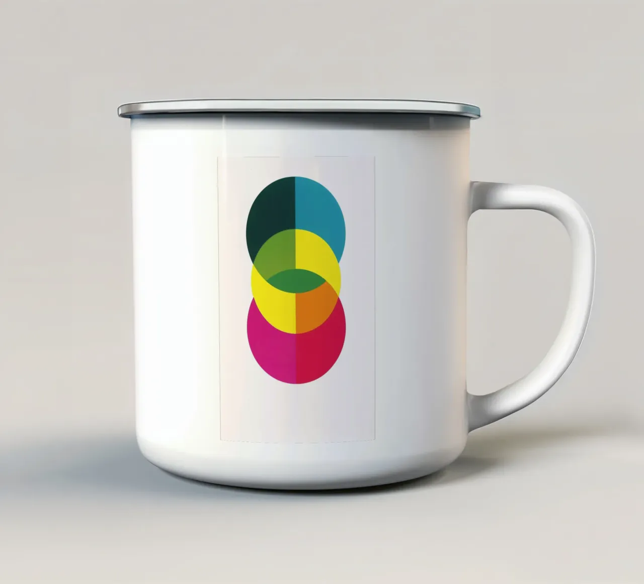 Triptych 2 taza de esmalte de LeDieg