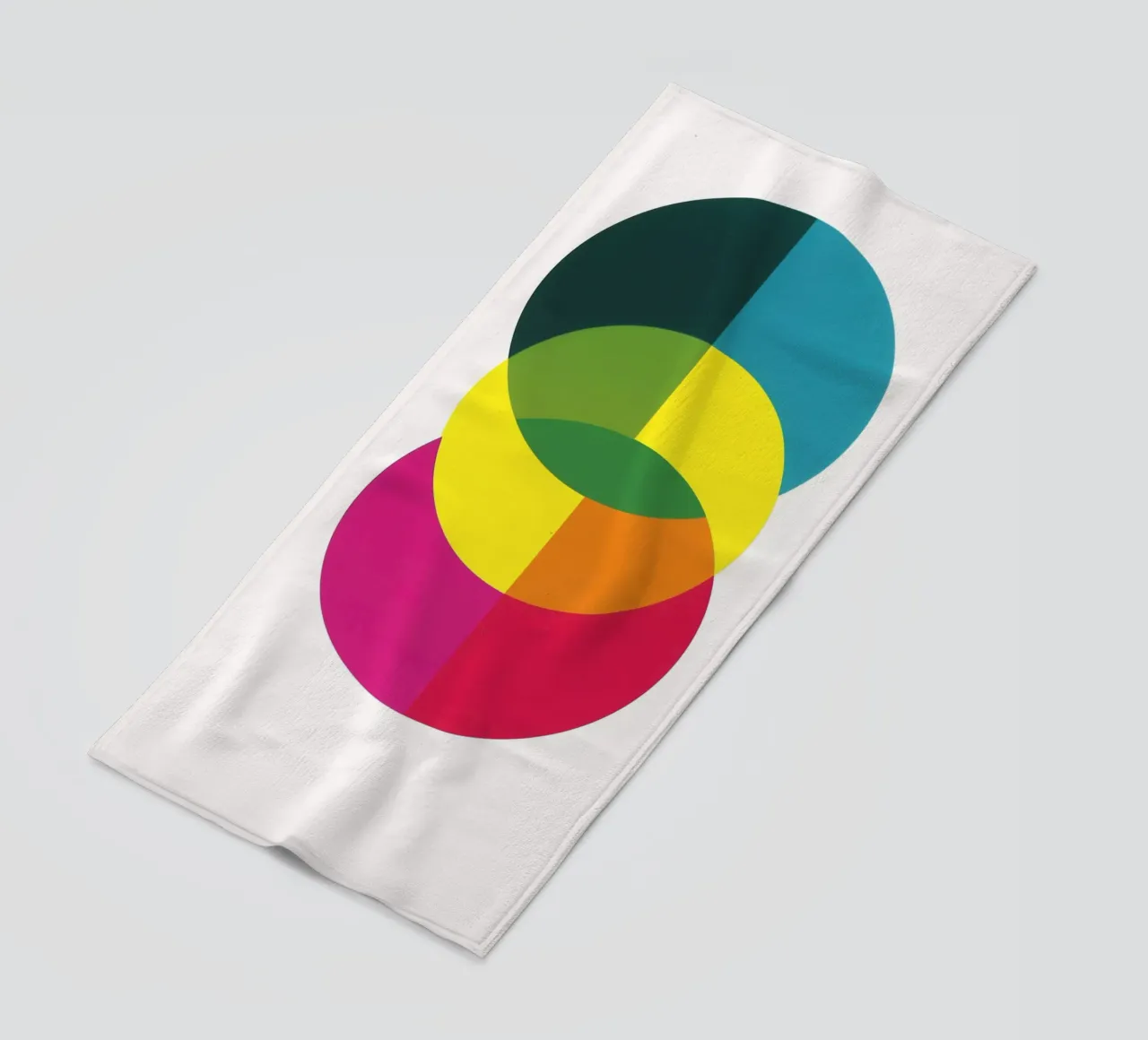 Triptych 2 beach towel by LeDieg
