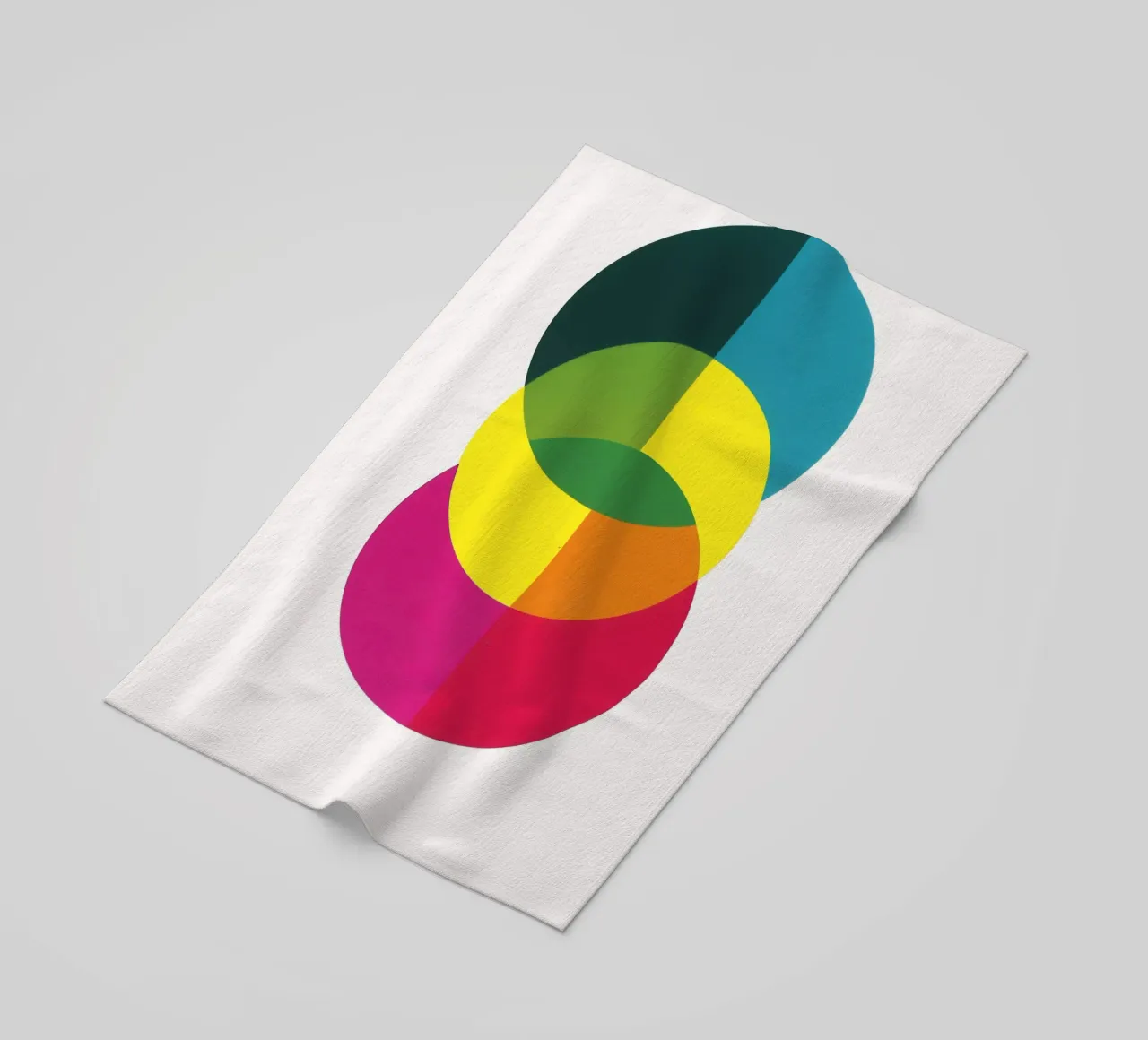 Triptych 2 beach towel by LeDieg