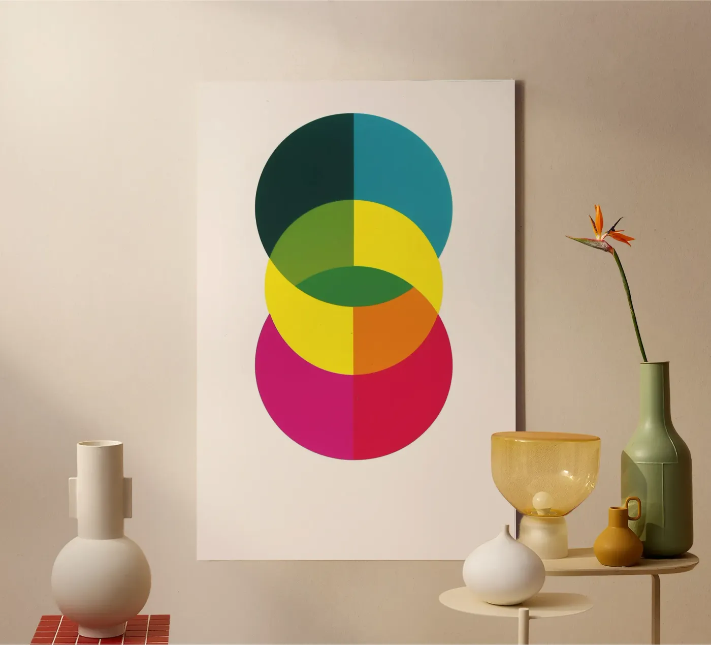 Triptych 2 canvas van LeDieg