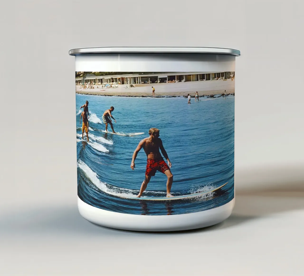 Surf tazza in smalto da The Poster UK