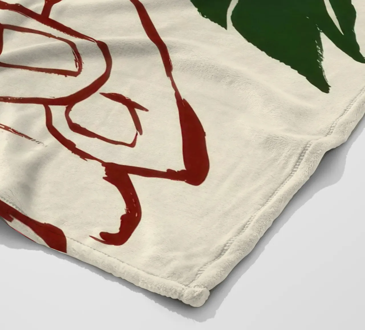 Mano che tiene un fiore rosa coperta in pile da Lyra Glaze