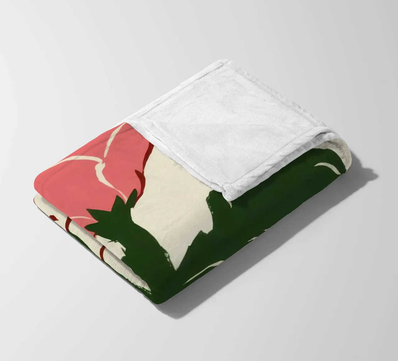 Mano che tiene un fiore rosa coperta in pile da Lyra Glaze