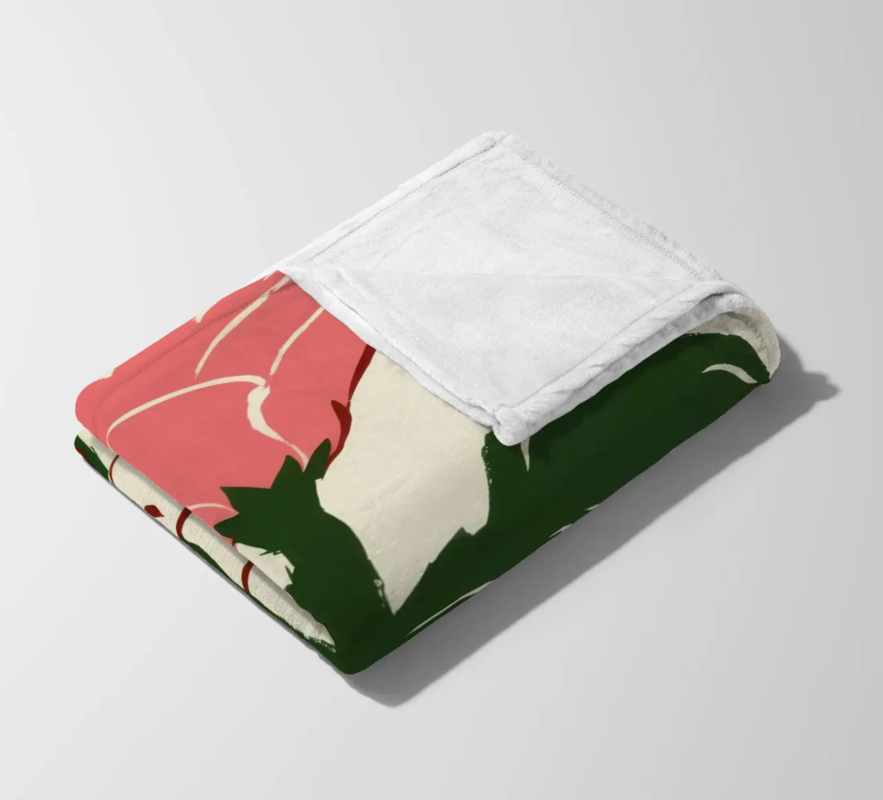 Mano che tiene un fiore rosa coperta in pile da Lyra Glaze