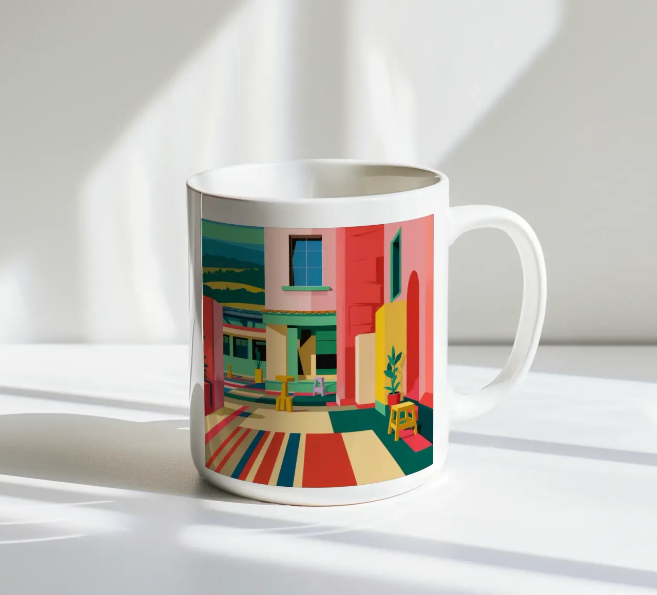 Passaggio in cortile vivace tazza in ceramica da Lyra Glaze