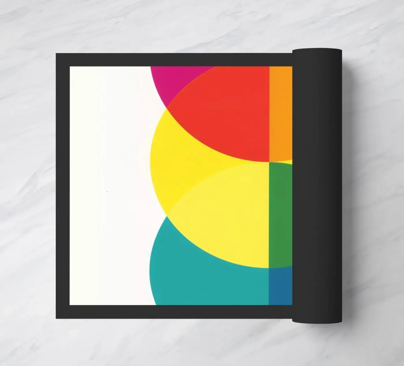 Triptych 1 doormat by LeDieg