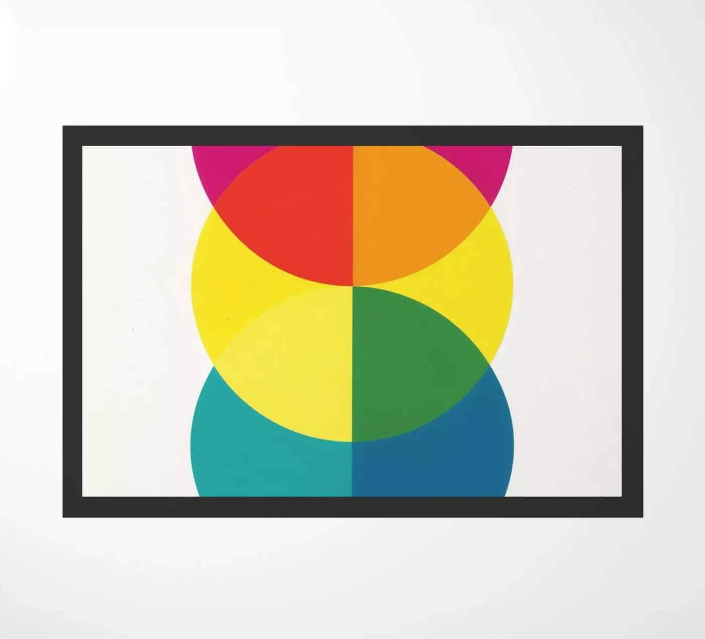 Triptych 1 deurmat van LeDieg