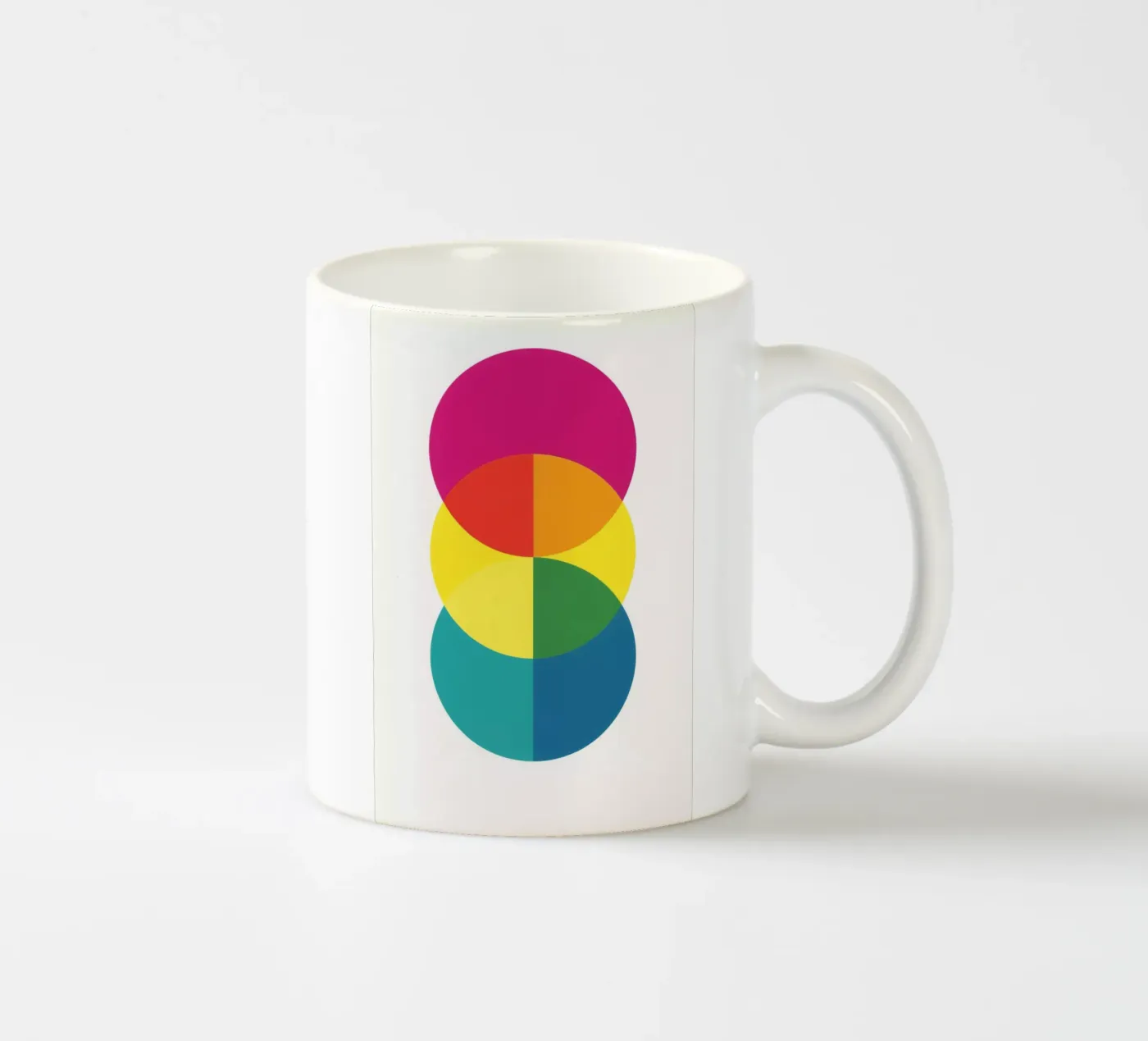 Triptych 1 ceramic mug by LeDieg