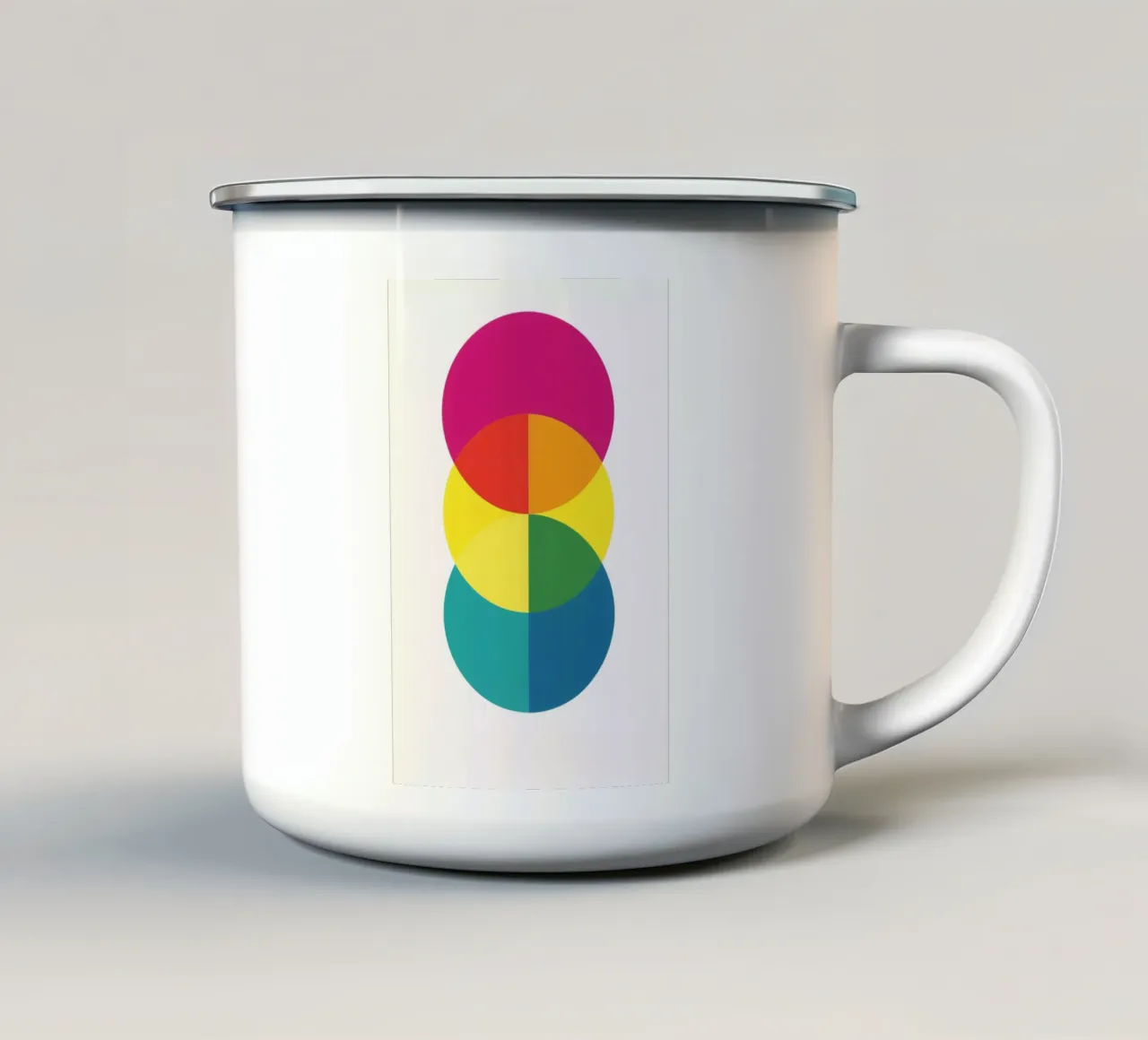Triptych 1 taza de esmalte de LeDieg